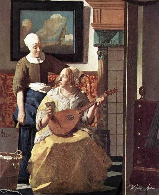 Il dettaglio della Lettera d’amore (Vermeer) – Johannes Vermeer Johannes Vermeer 2025-05-17