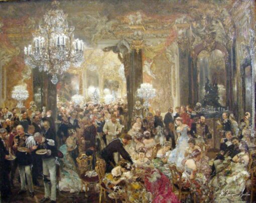 La cena al ballo – Adolph von Menzel Adolph von Menzel 2025-06-01