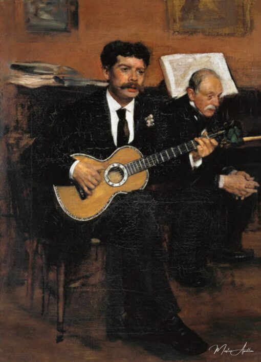 Il chitarrista Lorenzo Pagans e il padre dell’artista – Edgar Degas Edgar Degas 2025-05-01