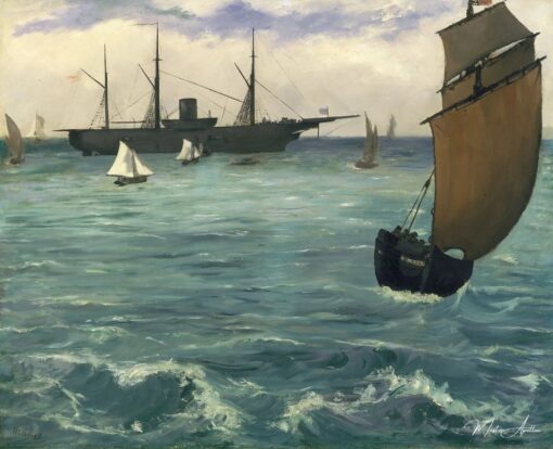 Le Kearsarge a Boulogne – Edouard Manet Édouard Manet 2025-05-19