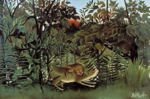 Il leone affamato si getta sull’antilope – Henri Rousseau Henri Rousseau 2025-05-20