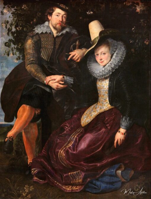 Il pittore con sua moglie Isabelle Brant nel fogliame di caprifoglio – Peter Paul Rubens Peter Paul Rubens 2025-05-01