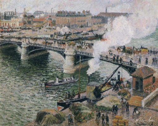 Il Ponte Boieldieu a Rouen, tempo umido – Camille Pissarro Camille Pissarro 2025-05-16