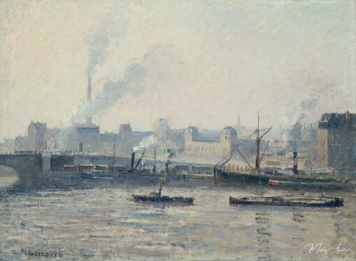 Il ponte Saint-Sever, Rouen: Bruma – Camille Pissarro Camille Pissarro 2025-05-16