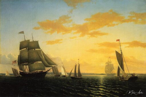 Il porto di New Bedford al tramonto – William Bradford William Bradford 2025-05-01