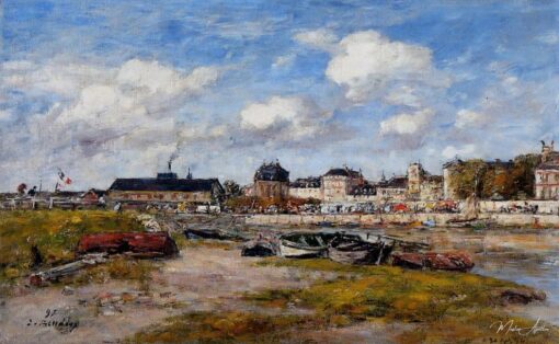 Il porto di Trouville, a bassa marea – Eugène Boudin Eugène Boudin 2025-05-31