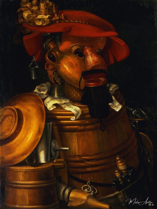 Il servitore: Un assemblaggio antropomorfico di oggetti legati alla viticoltura – Arcimboldo Giuseppe Arcimboldo 2025-05-10