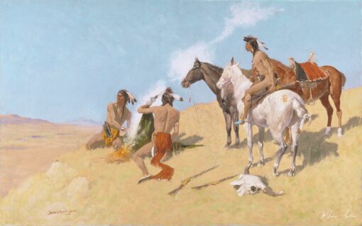 Il segnale di fumo, 1905 – Frederic Remington Frederic Remington 2025-05-19