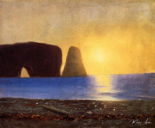 Il sole tramonta, rocher Percé, Gaspé, Québec, 1867 – William Bradford William Bradford 2025-05-01