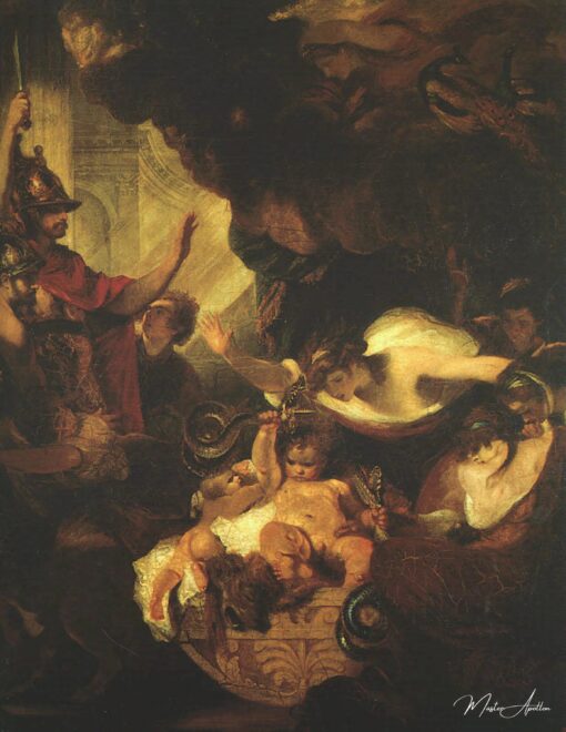 L’infante Ercole che strangola i serpenti nella culla – Joshua Reynolds Joshua Reynolds 2025-05-01