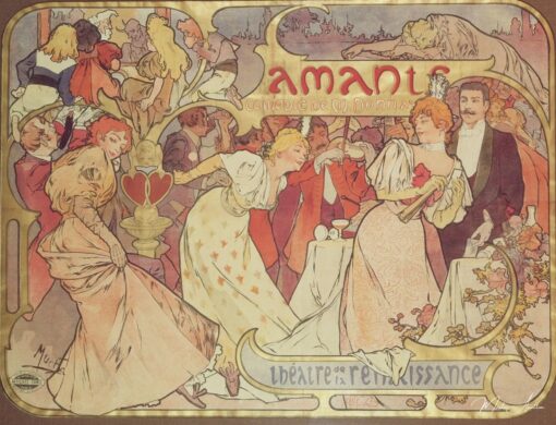 Gli Amanti – Mucha Alphonse Mucha 2025-05-19 2
