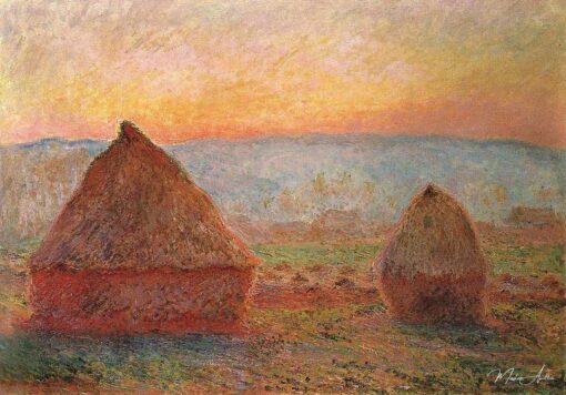 Le macine a Giverny, sole al tramonto – Claude Monet Claude Monet 2025-05-01