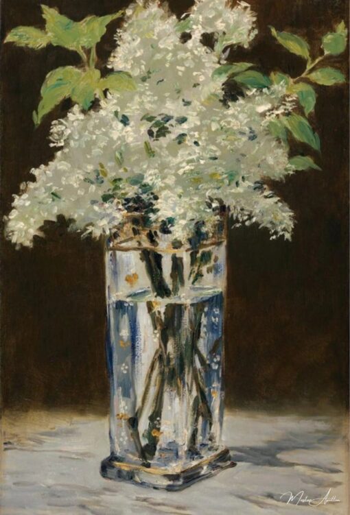 Lillà bianchi in un vaso di cristallo – Edouard Manet Édouard Manet 2025-05-19