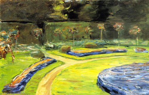Letto di fiori circolare nel giardino della siepe – Max Liebermann Max Liebermann 2025-05-19