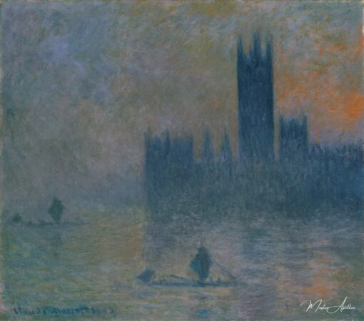 Londra, il Parlamento (Effetto di nebbia) (W 1609) – Claude Monet Claude Monet 2025-05-01