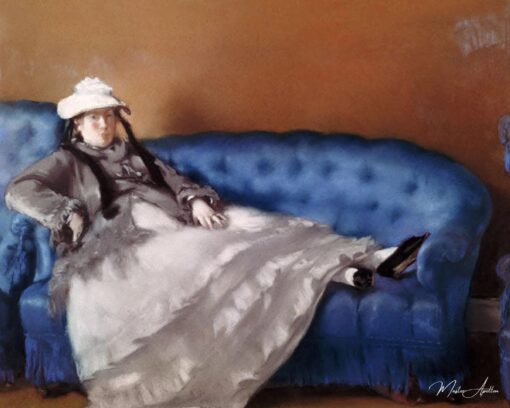Madame Manet su un divano blu – Edouard Manet Édouard Manet 2025-05-18 2