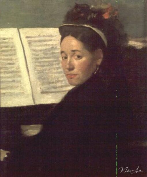 Mademoiselle Marie Dihau (1843-1935) al pianoforte – Edgar Degas Edgar Degas 2025-05-01