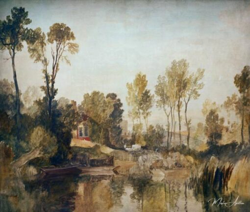 Casa al fiume con alberi e pecore – William Turner William Turner 2025-05-20