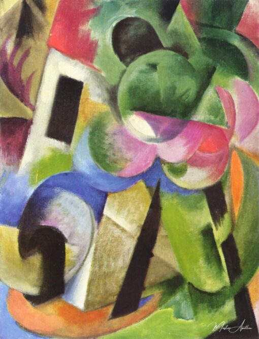 Casa con alberi – Franz Marc Franz Marc 2025-05-18