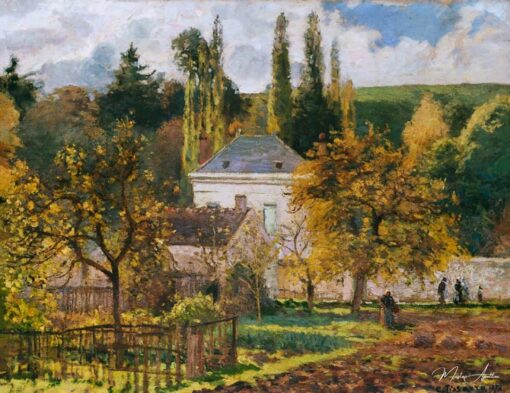 Casa dei cittadini all’Hermitage, Pontoise – Camille Pissarro Camille Pissarro 2025-05-16