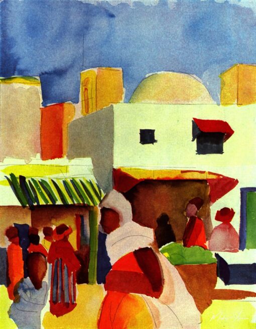 Mercato ad Algeri – August Macke August Macke 2025-05-11
