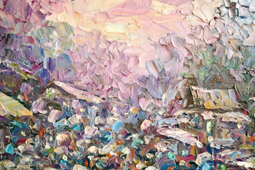 Mercato galleggiante | 145 x 105 cm Pittura Originale in Vendita 2025-04-28 12