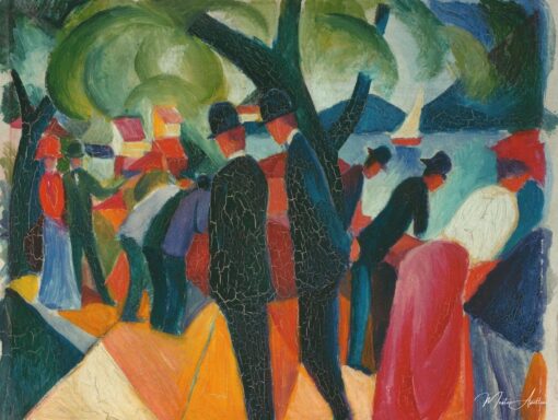 Marche sul ponte – August Macke August Macke 2025-05-11
