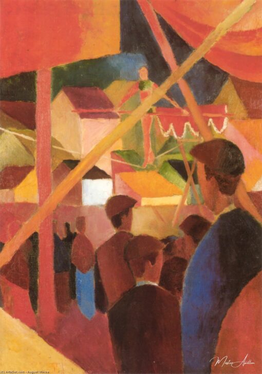 Marciatore su corda tesa – August Macke August Macke 2025-05-11