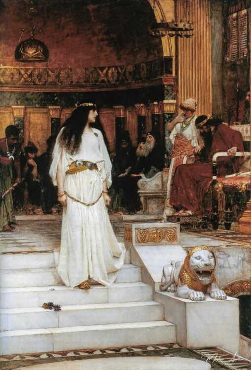 Mariamne che lascia il seggio del giudizio di Erode – John William Waterhouse John William Waterhouse 2025-05-07 2