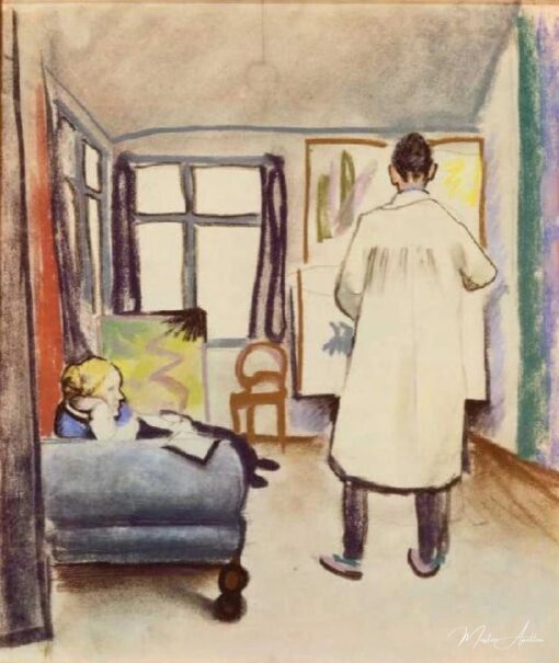 Marie e Franz Marc nell’atelier di Macke a Bonn – August Macke August Macke 2025-05-11
