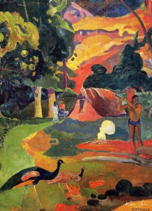 Matamoe o paesaggio con pavoni – Paul Gauguin Paul Gauguin 2025-05-10