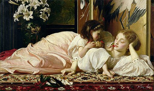 Madre e bambino (Ciliegie) – Frederic Leighton Frederic Leighton 2025-05-16