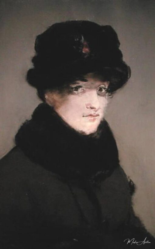 Mery Laurent con un cardigan col pelo – Edouard Manet Édouard Manet 2025-05-18