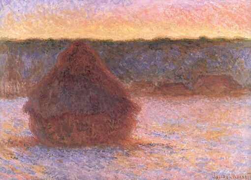 Meule, tramonto, inverno – Claude Monet Claude Monet 2025-05-01