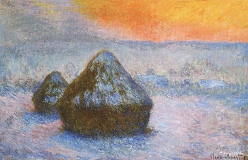 Meules (crepuscolo, effetto neve) – Claude Monet Claude Monet 2025-05-01