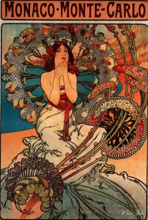 Monaco Monte Carlo – Mucha Alphonse Mucha 2025-05-06