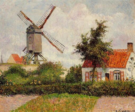 Mulino a vento a Knokke – Camille Pissarro Camille Pissarro 2025-05-20