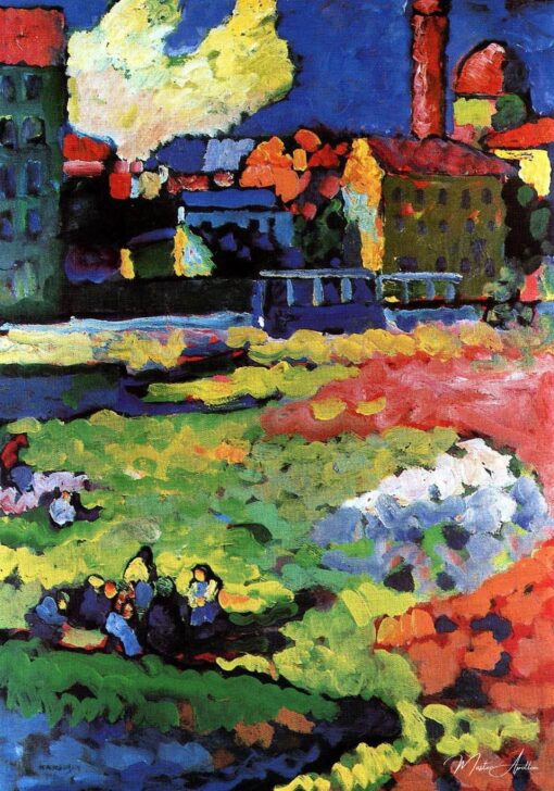 Monaco Schwabing con la chiesa di Santa Orsola – Vassily Kandinsky Vassily Kandinsky 2025-05-20