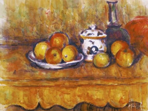 Natura morta con la bottiglia e la scatola di zucchero acquerello blu – Paul Cézanne Paul Cézanne 2025-06-01