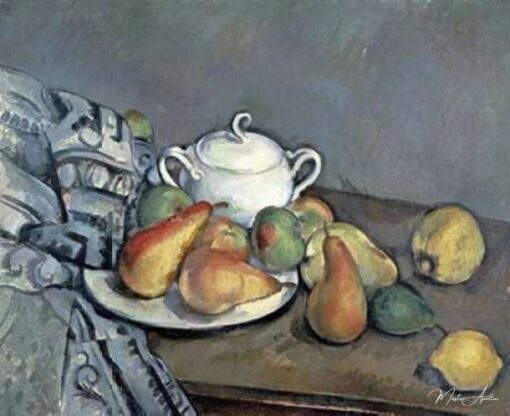 Natura morta con zuccheriera, pere e tovaglia – Paul Cézanne Paul Cézanne 2025-05-14 2