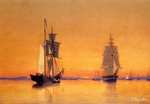 Navi nel porto di Boston al crepuscolo, 1859 – William Bradford William Bradford 2025-05-01