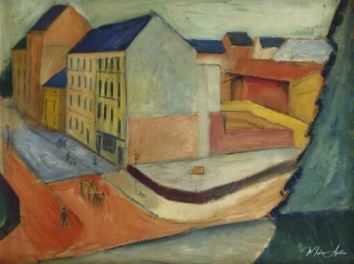 La nostra strada con giostra – August Macke August Macke 2025-05-11