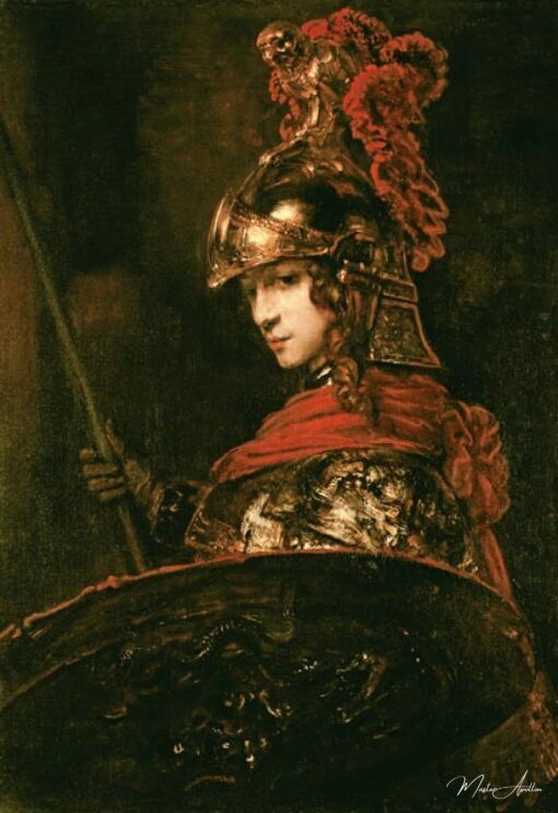 Pallas Atena o, Figura in armatura, 1664 – Rembrandt van Rijn Rembrandt van Rijn 2025-04-25