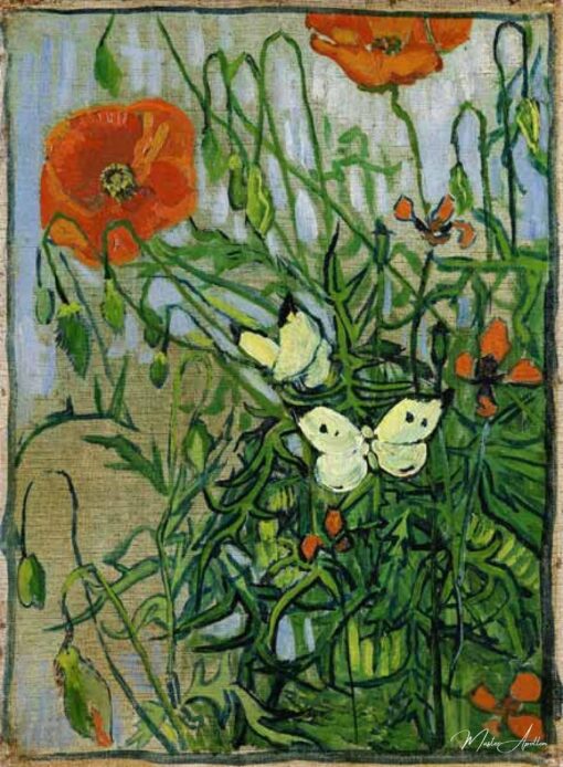 Farfalle e papaveri – Van Gogh Vincent Van Gogh 2025-04-24