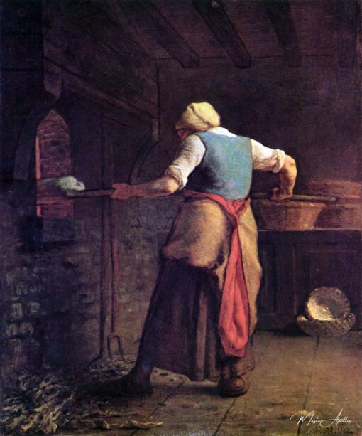 Contadina che inforna il suo pane – Jean-François Millet Jean-François Millet 2025-05-20