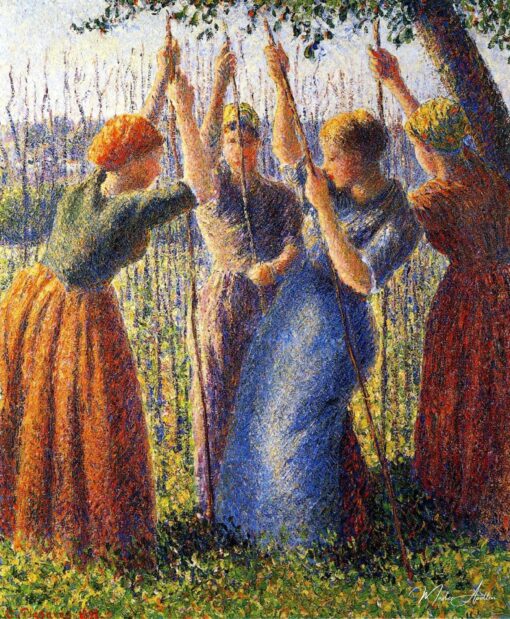 Contadine che piantano picchetti – Camille Pissarro Camille Pissarro 2025-05-16