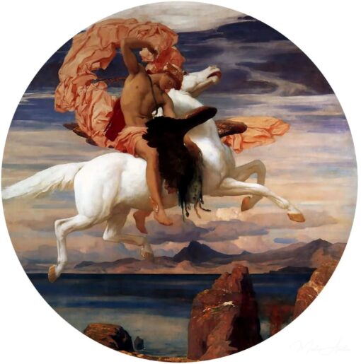 Persée su Pegaso che si precipita in soccorso di Andromeda – Frederic Leighton Frederic Leighton 2025-05-20