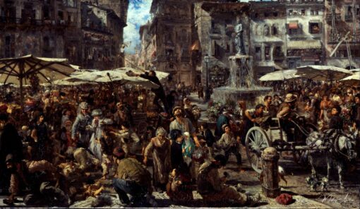 Piazza delle Erbe a Verona – Adolph von Menzel Adolph von Menzel 2025-06-01