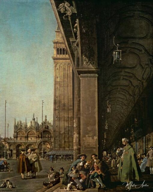 Piazza di San Marco: vista verso est dal angolo sud-ovest e la colonnata dei Procuratori Nuovi – Canal Giovanni Antonio Giovanni Antonio Canal 2025-05-30