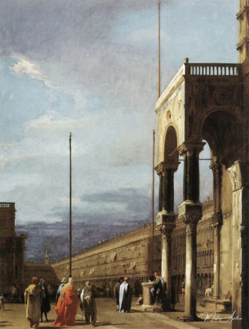 Piazza San Marco guardando a nord-ovest dalla fine della Piazzetta – Canale Giovanni Antonio Giovanni Antonio Canal 2025-05-30